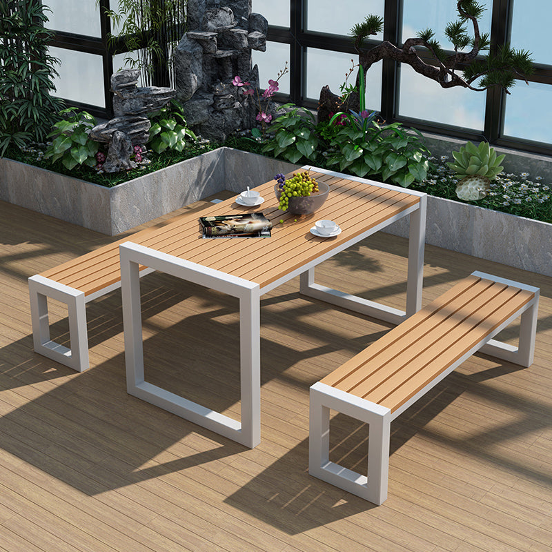 Modern Style 1/3 Pcs Dining Set Wood Rectangular Dining Table Set