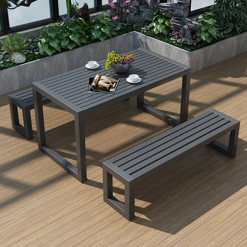 Modern Style 1/3 Pcs Dining Set Wood Rectangular Dining Table Set