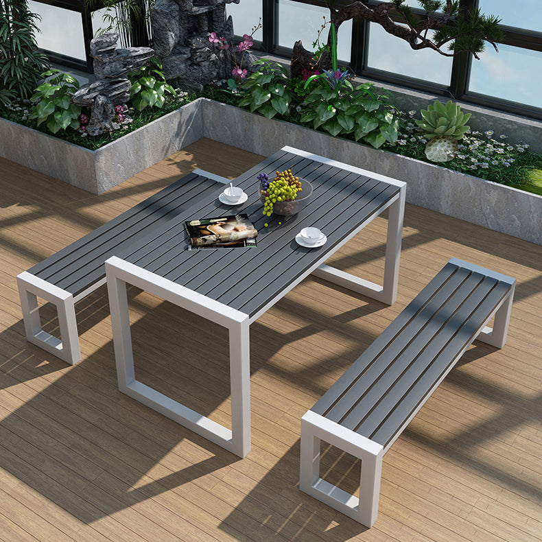 Modern Style 1/3 Pcs Dining Set Wood Rectangular Dining Table Set