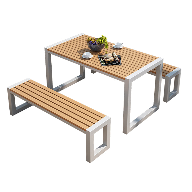 Modern Style 1/3 Pcs Dining Set Wood Rectangular Dining Table Set