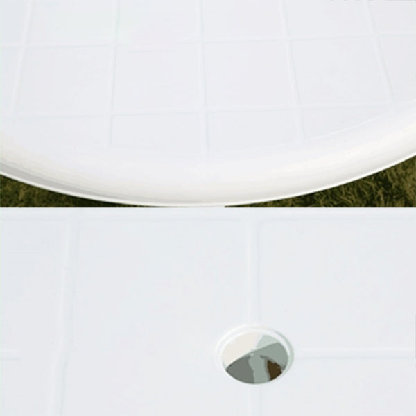 Modern Geometric Waterproof Courtyard Table Plastic Outdoor Table