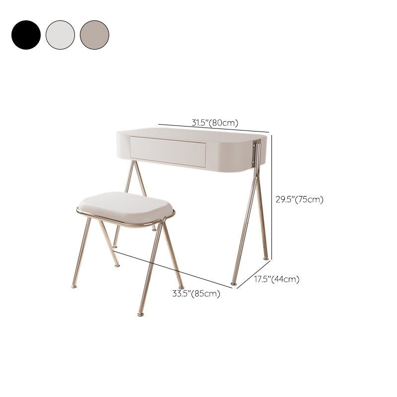Wooden Make-up Vanity Storage Makeup Vanity Desk Table with a Drawer