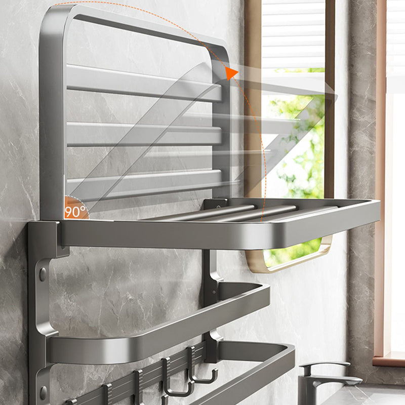 Traditional Bathroom Accessory As Individual Or As a Set in Grey