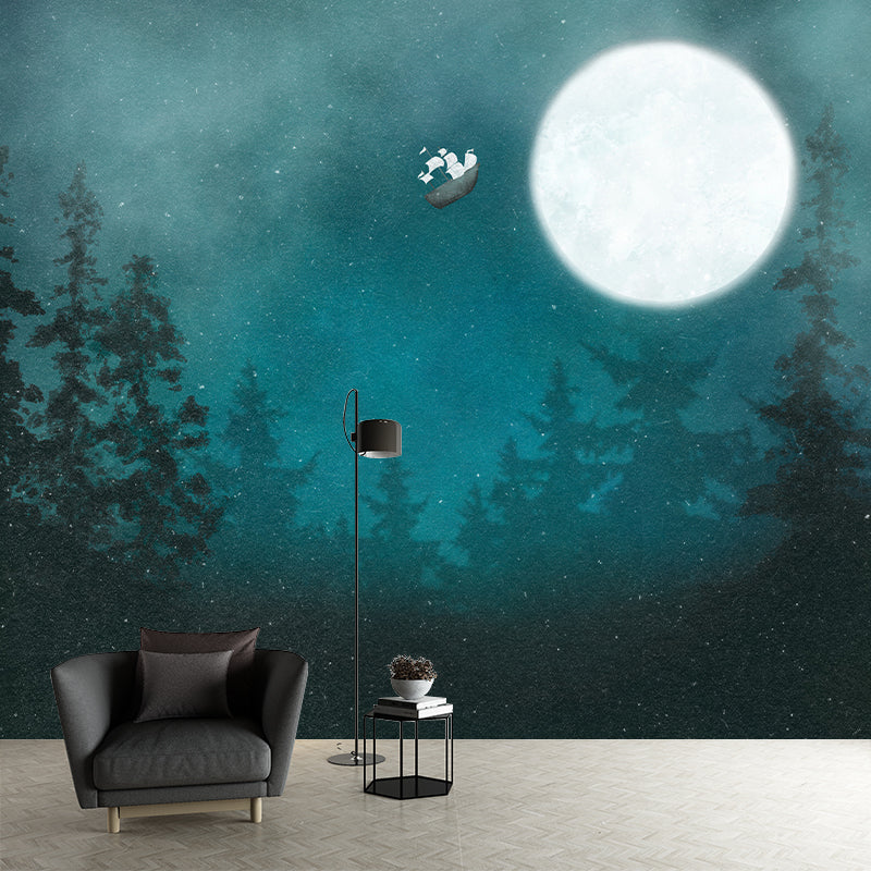 Illustration Environmental Wall Mural Wallpaper Dreamland Living Room Wall Mural