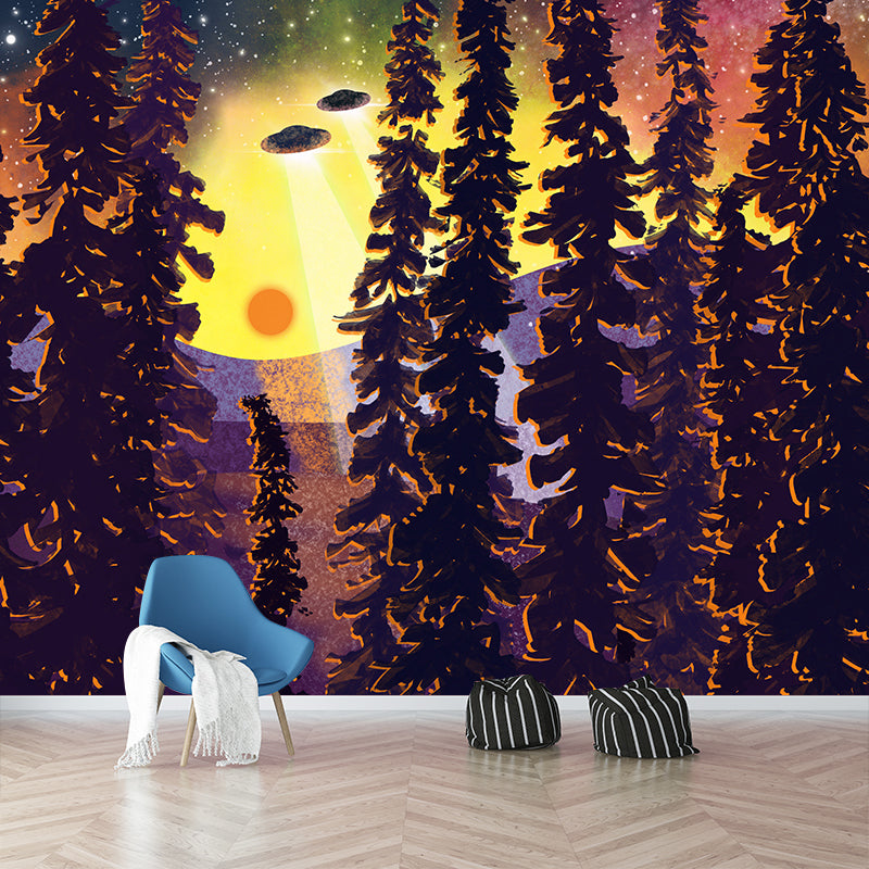 Illustration Environmental Wall Mural Wallpaper Dreamland Living Room Wall Mural