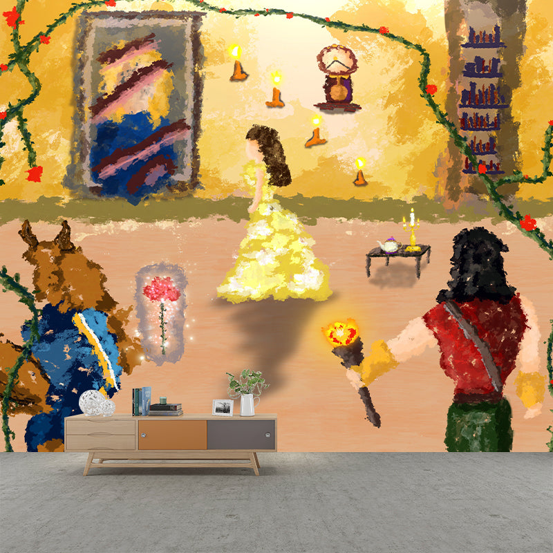 Illustration Environmental Wall Mural Wallpaper Dreamland Living Room Wall Mural