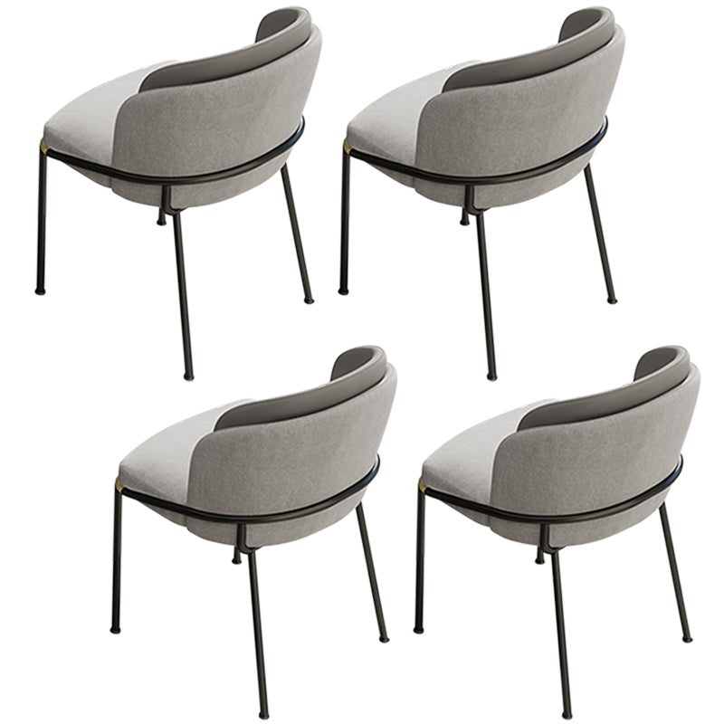 White Stone Round Dining Table Set 1/3/4/5 Pcs Modern Dinette Set