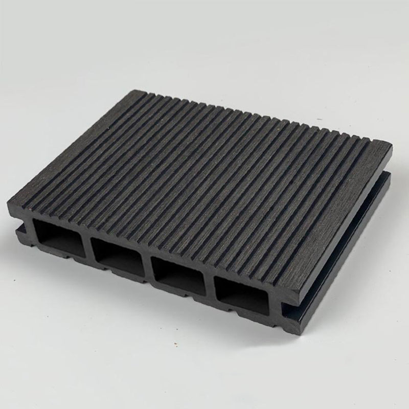 Deck Plank Interlocking Wood Stripe Pattern Outdoor Flooring Deck Plank 5-Pack