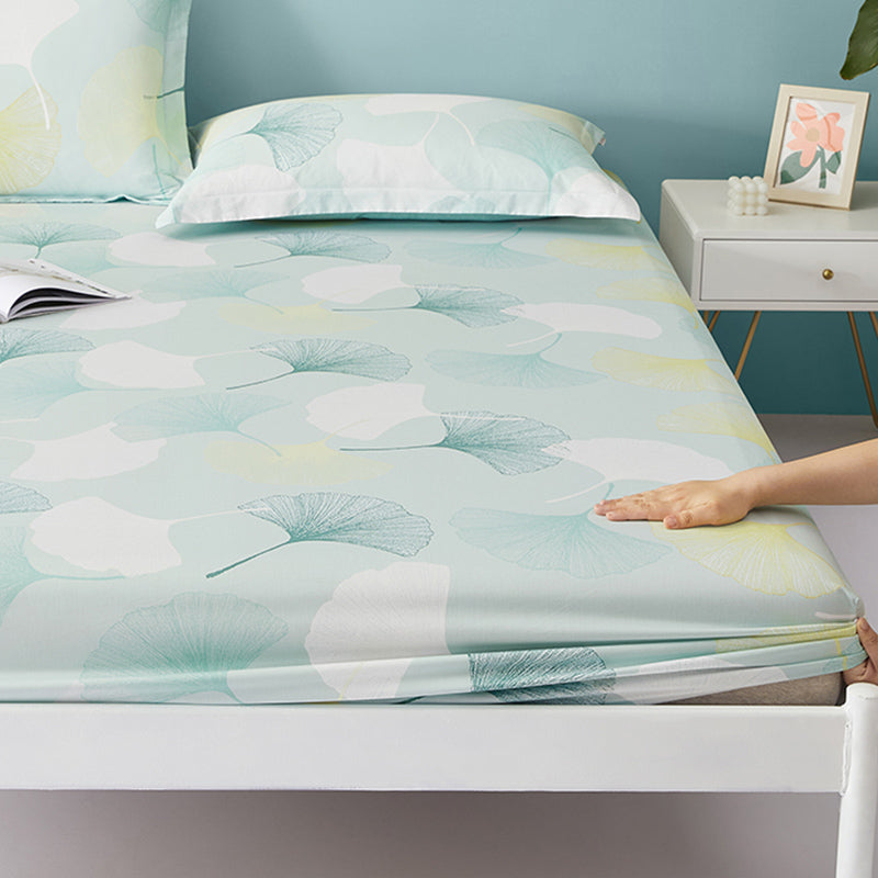 Sheet Sets Cotton Floral Printed Super Soft Wrinkle Resistant Breathable Bed Sheet Set