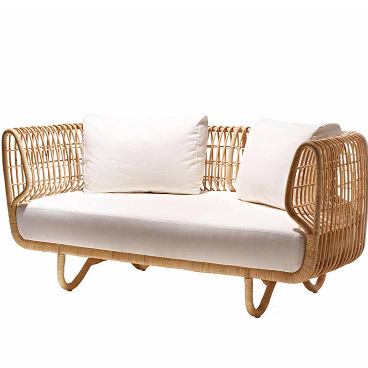 No Distressing Wicker Patio Sofa Tropical Outdoor Patio Sofa