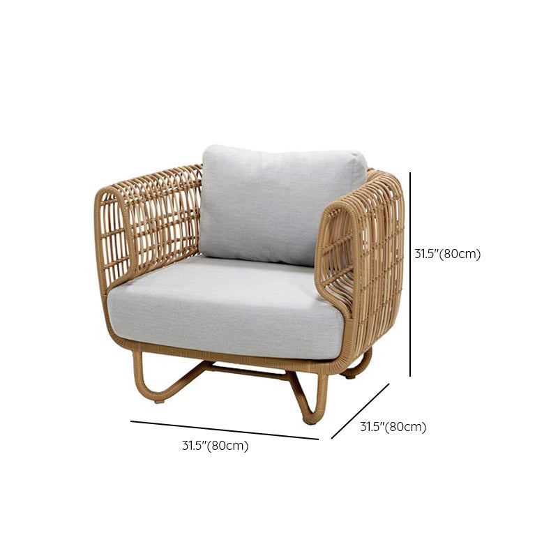 No Distressing Wicker Patio Sofa Tropical Outdoor Patio Sofa