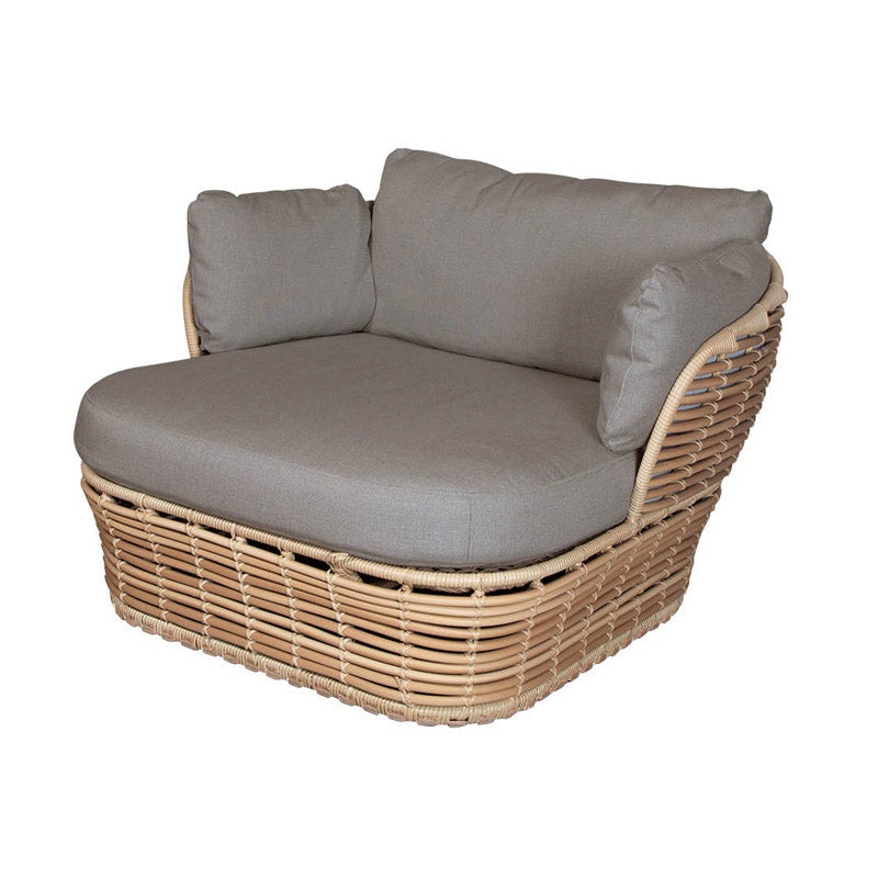 Modern & Contemporary Outdoor Loveseat Wicker/Rattan Fabric With Cushions