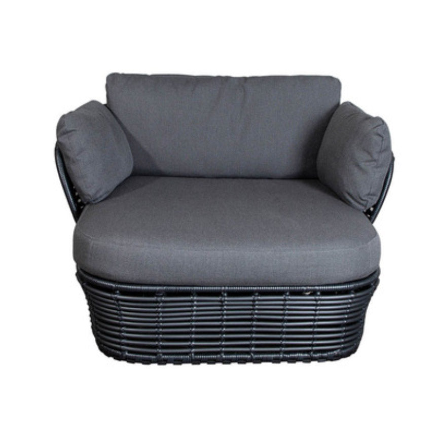 Modern & Contemporary Outdoor Loveseat Wicker/Rattan Fabric With Cushions