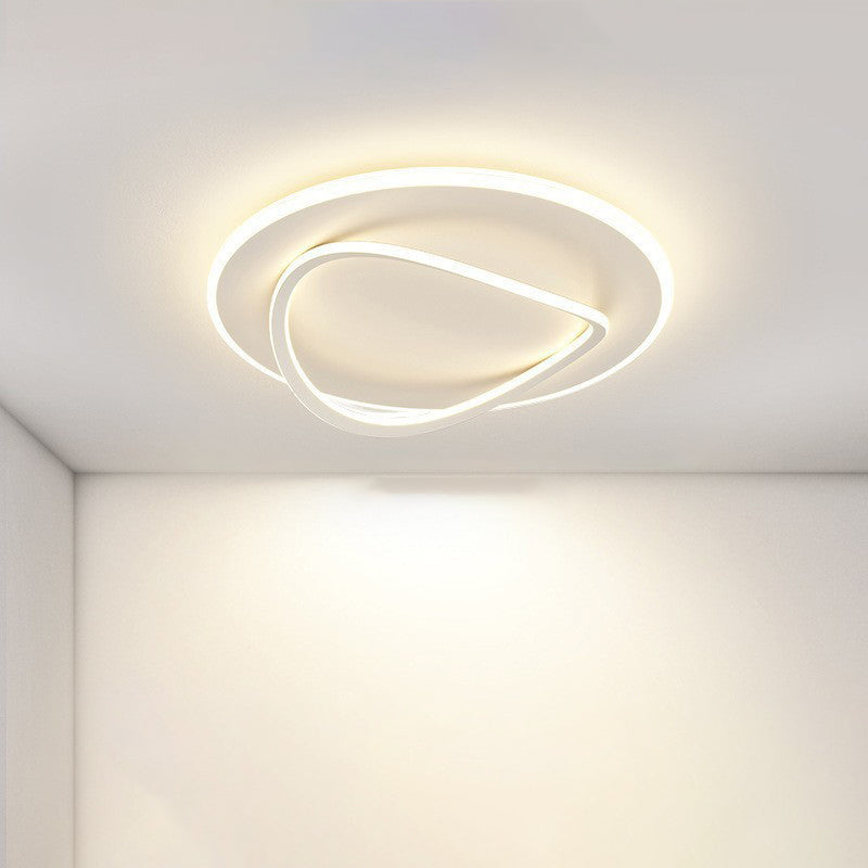Contemporary Flush Mount Lighting LED White Ceiling Light for Bathroom