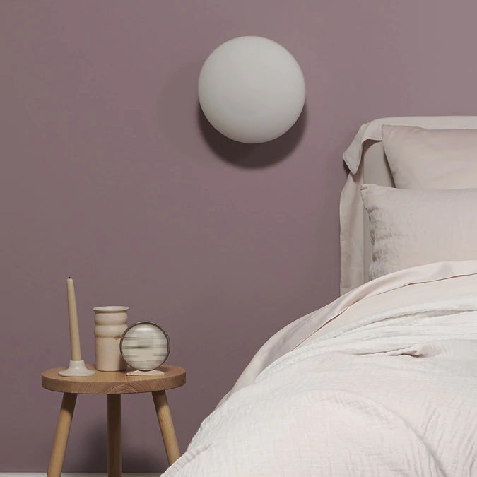 Modern Vanity Lighting Round Wall Light Fixture with Glass for Bathroom