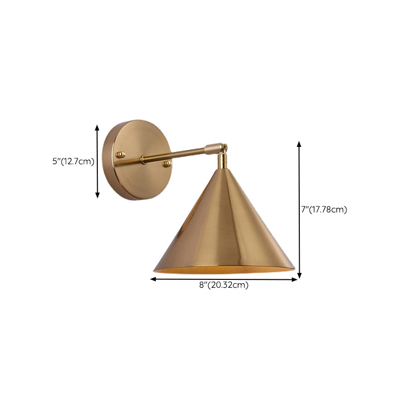 Modern Gold Vanity Lighting Metal Wall Light Fixture for Bathroom
