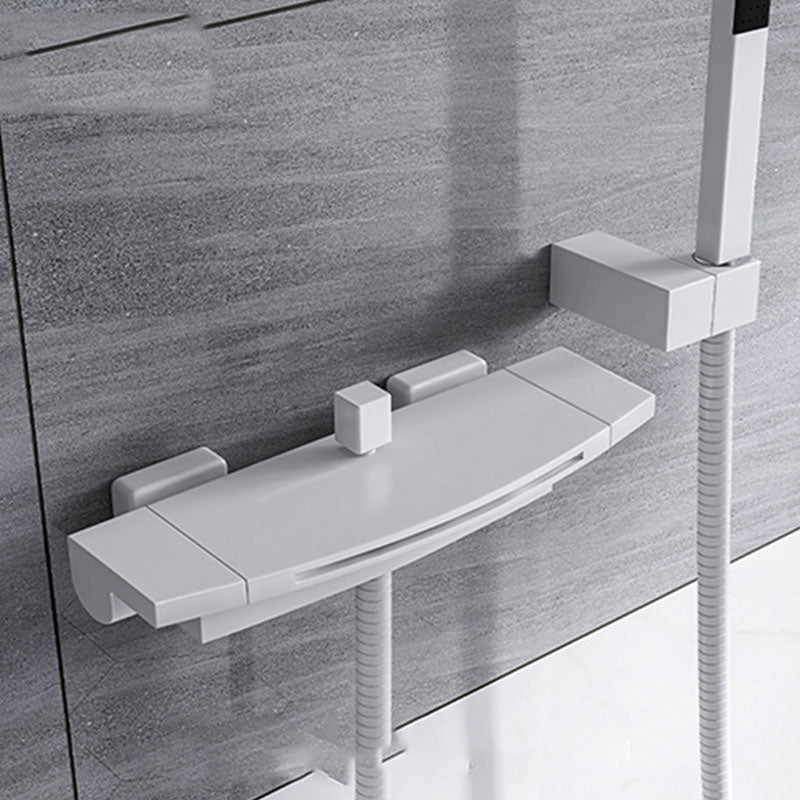 Modern Bathtub Faucet Waterfall Handheld Shower Head Bathtub Faucet