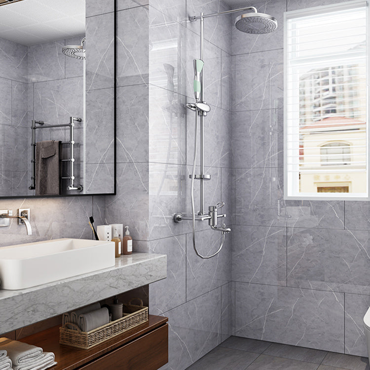 Polygon Peel and Stick Backsplash Tile PVC Peel and Stick Tile for Kitchen and Bathroom