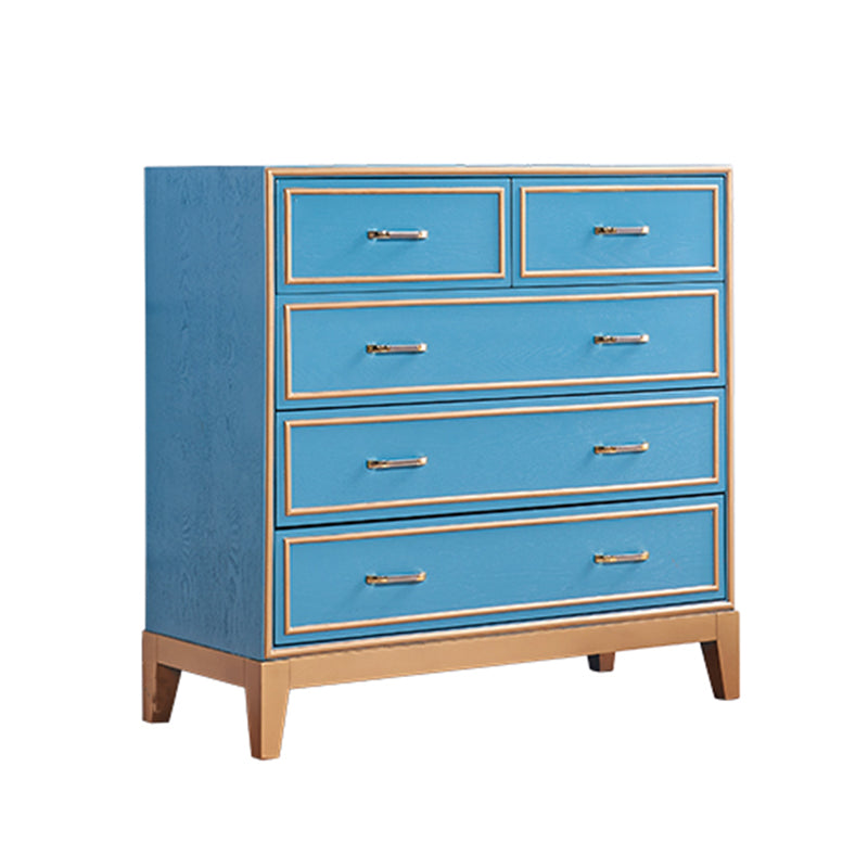Wooden Dresser Classic Glam Storage Chest Dresser with Drawers