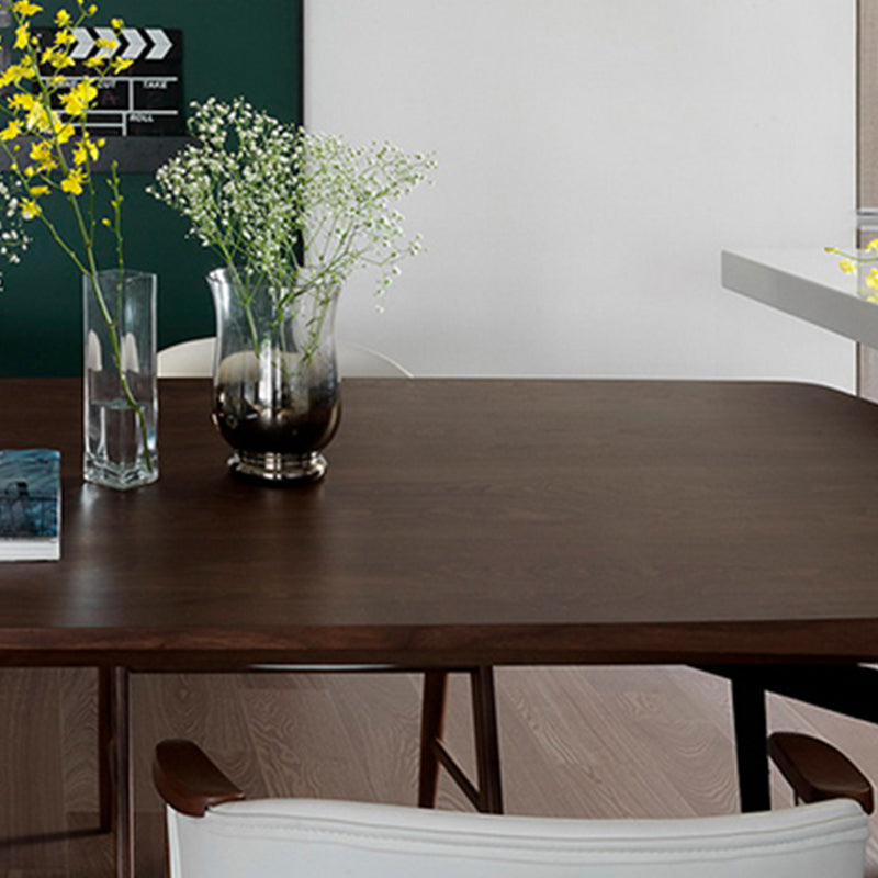 Rectangle Modern Dining Table Solid Wood Dining Table for Dining Room