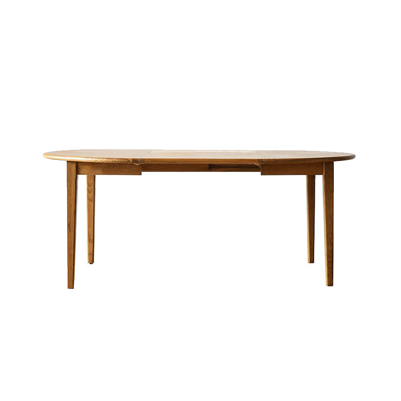 Extendable Dining Table Solid Wood Dining Table for Dining Room