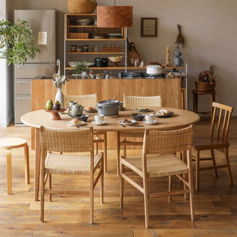 Extendable Dining Table Solid Wood Dining Table for Dining Room