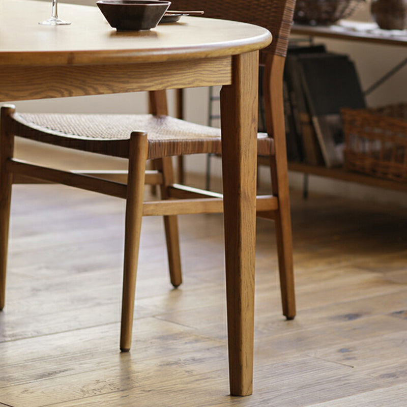 Extendable Dining Table Solid Wood Dining Table for Dining Room