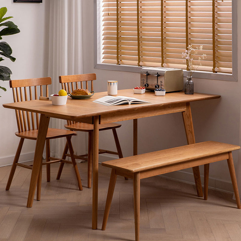 Modern Extendable Dining Table Solid Wood Dining Table for Dining Room