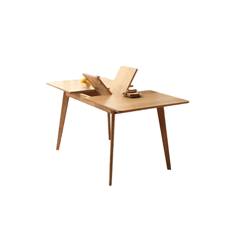 Modern Extendable Dining Table Solid Wood Dining Table for Dining Room