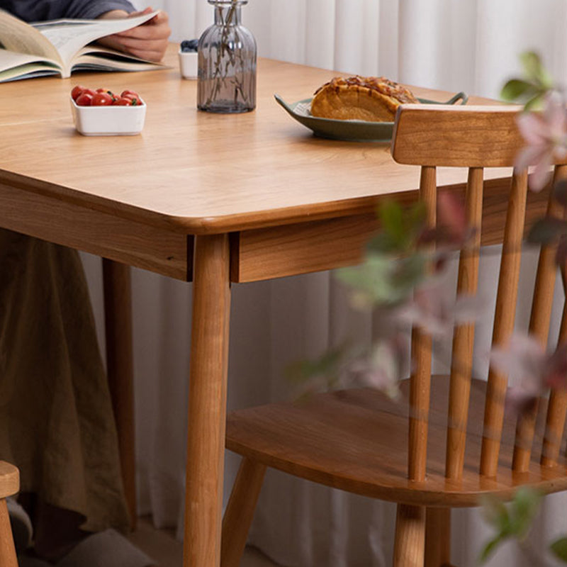 Modern Extendable Dining Table Solid Wood Dining Table for Dining Room