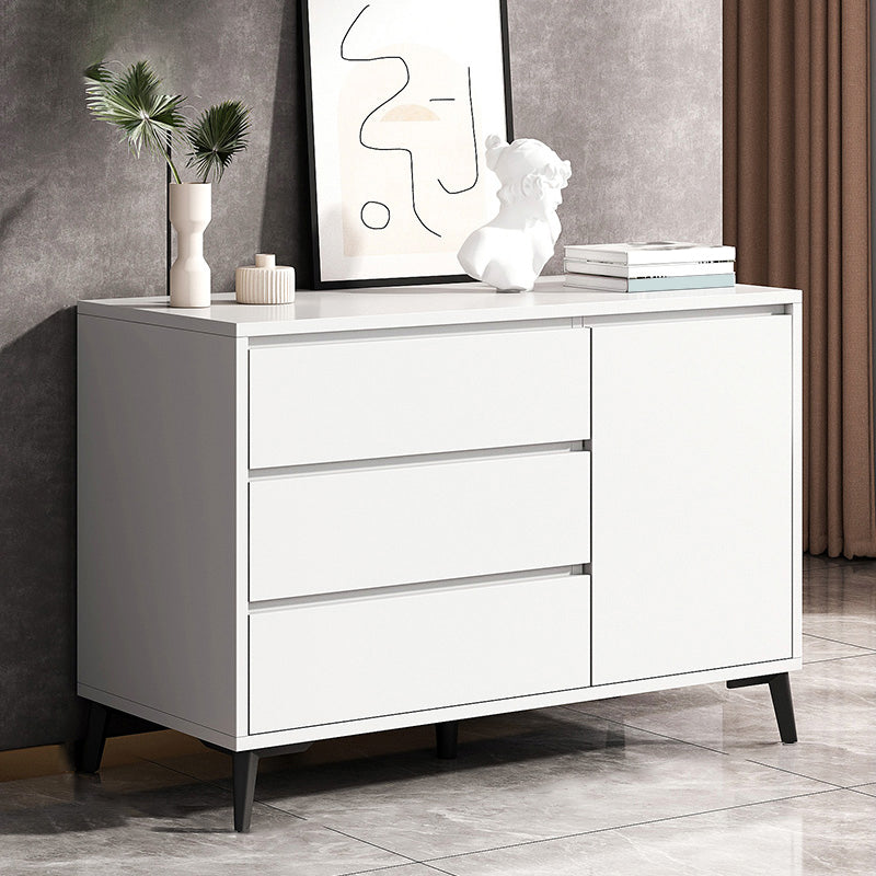 Contemporary Manufactured Wood Accent Chest Standard Straight Legs Accent Chest