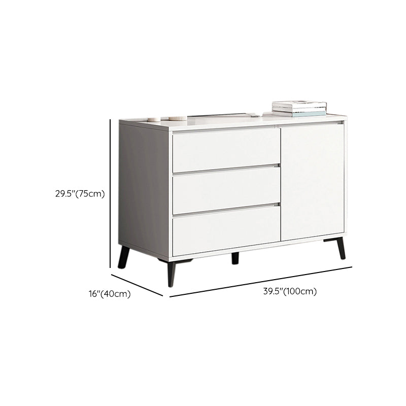 Contemporary Manufactured Wood Accent Chest Standard Straight Legs Accent Chest