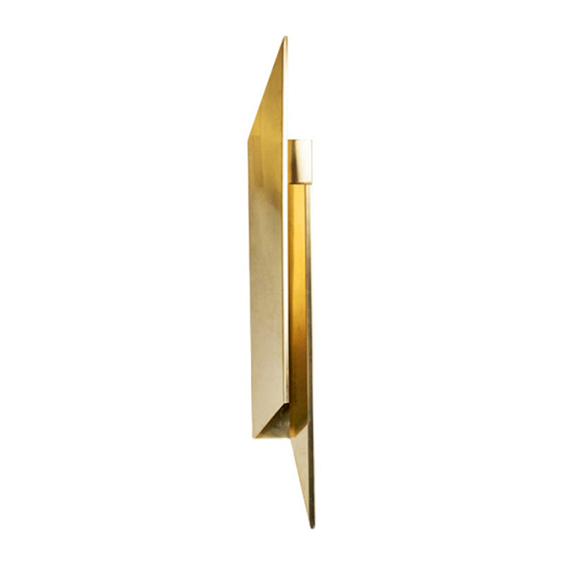 Iron LED Wall Mounted Fixture Unique Post Modern Wall Sconce in Gold