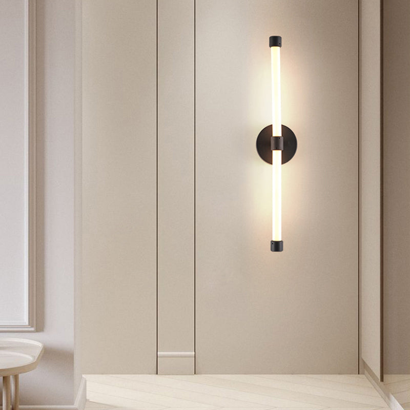 LED Wall Lamp Modern Simple Wall Mount Lamp with Acrylic Shade for Living Room