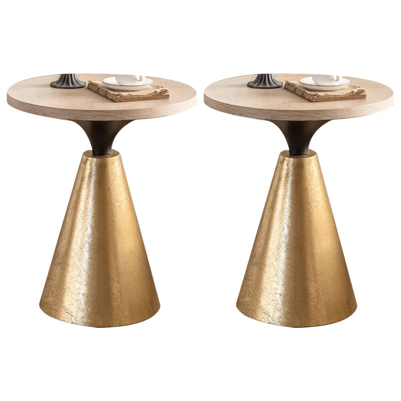 French Country Corner Table Pedestal Round Accent Side Table