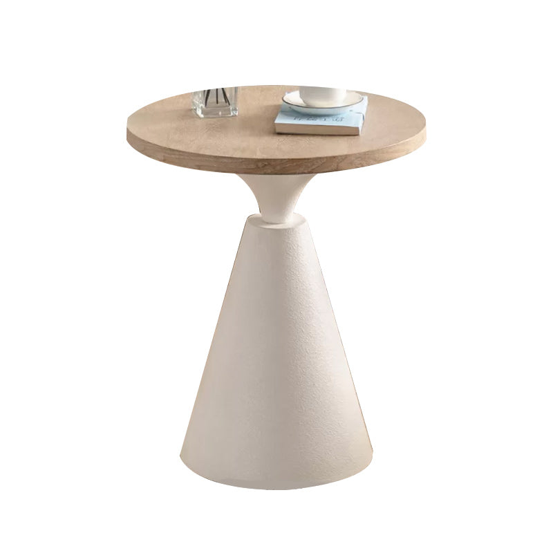 French Country Corner Table Pedestal Round Accent Side Table