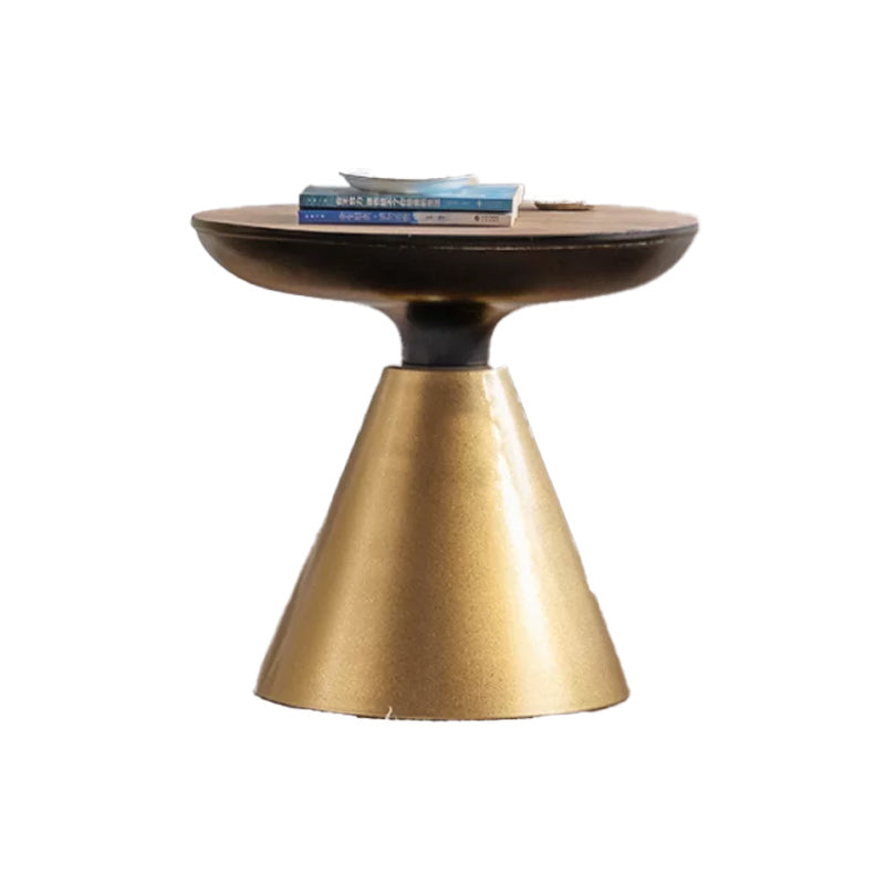 French Country Corner Table Pedestal Round Accent Side Table