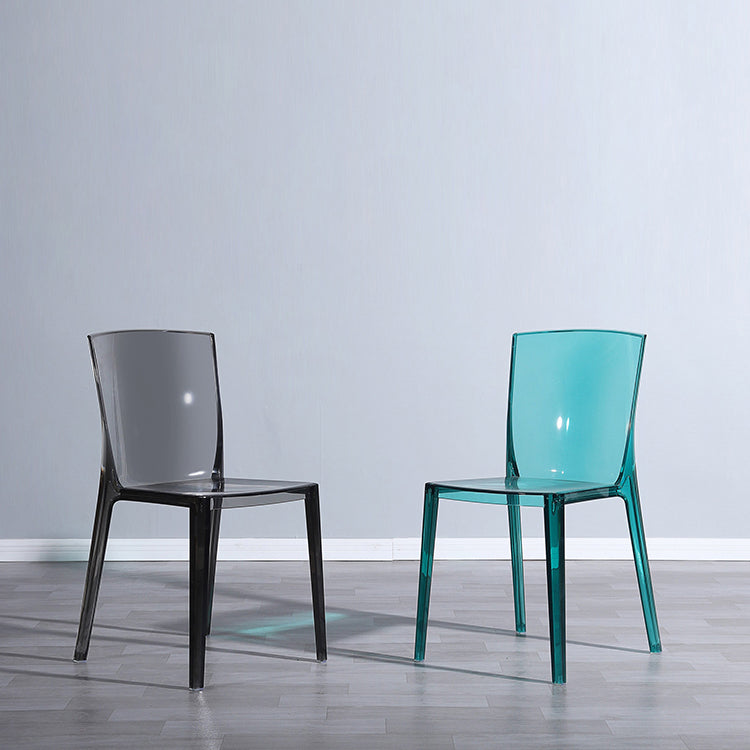 Modern Style Side Chair Plastic Side Dining Chair for Home Use