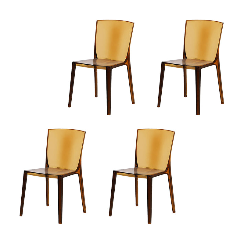 Modern Style Side Chair Plastic Side Dining Chair for Home Use
