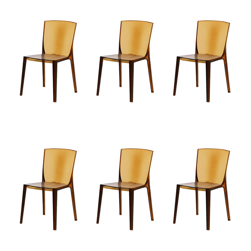 Modern Style Side Chair Plastic Side Dining Chair for Home Use