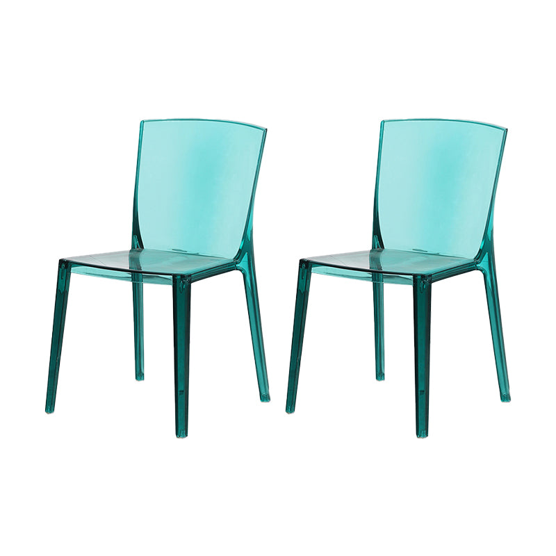 Modern Style Side Chair Plastic Side Dining Chair for Home Use