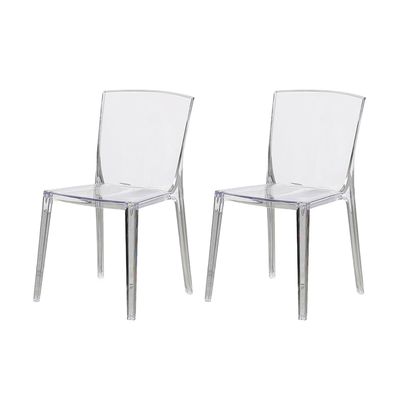 Modern Style Side Chair Plastic Side Dining Chair for Home Use