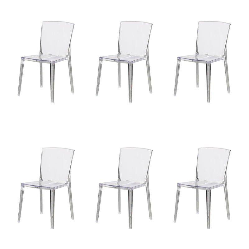 Modern Style Side Chair Plastic Side Dining Chair for Home Use