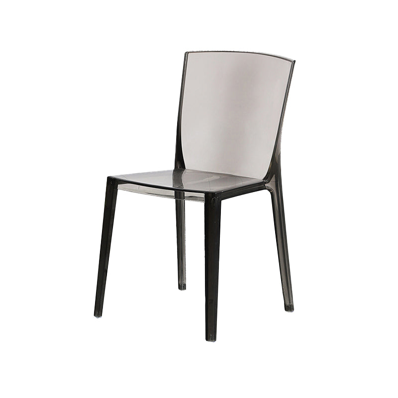 Modern Style Side Chair Plastic Side Dining Chair for Home Use