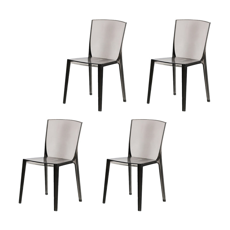 Modern Style Side Chair Plastic Side Dining Chair for Home Use