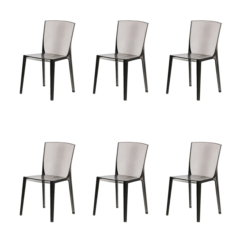 Modern Style Side Chair Plastic Side Dining Chair for Home Use