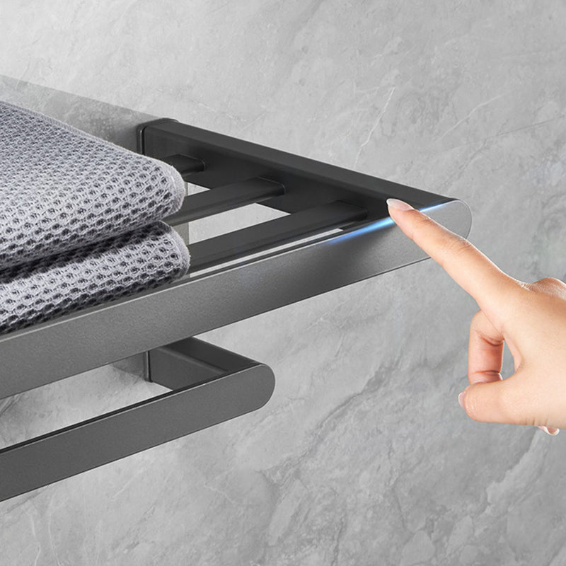 Modern Metal Bathroom Accessory As Individual Or As a Set in Grey