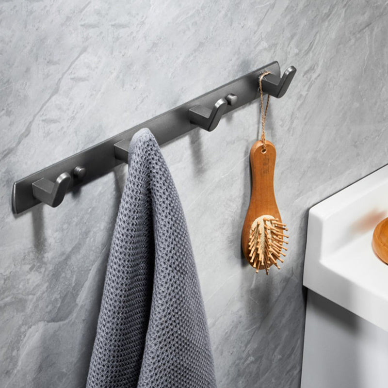 Modern Metal Bathroom Accessory As Individual Or As a Set in Grey