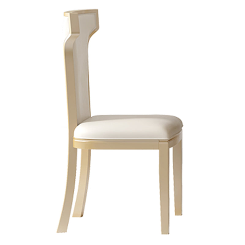 Contemporary 1/2/5/7 Pieces Furniture Round Stone Dining Set in White