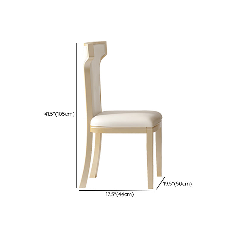 Contemporary 1/2/5/7 Pieces Furniture Round Stone Dining Set in White